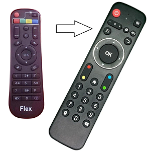 Controle remoto Clonado TV Box Flex
