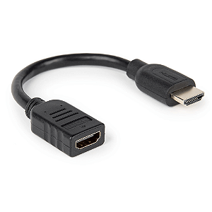 Cabo Extensor Hdmi Macho Para Hdmi Fêmea 20cm V1.4