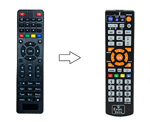 Controle Remoto para receptor SAT HD (Nova Versão)