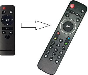 Controle Remoto Compativel com Transpeed H618 / 8k Ultra HD