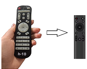 Controle remoto para Hbox H-10 Vitalício