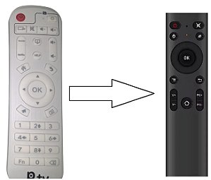 01 Controle Remoto para Receptor PTV