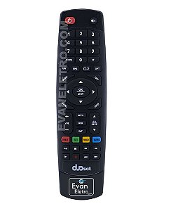 Controle Remoto Para Receptor Duosat Wave HD