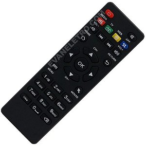 Controle remoto Tv box Audisat MXQ