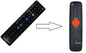 Controle remoto para Receptor Probox SKY-8001 / LE-7816 / RBR-7149