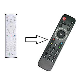 Controle remoto para TV BOX XPlus Pro / X Pro