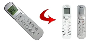 Controle Remoto Ar Condicionado Midea RG36F/BGEF