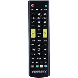 Controle Remoto para Receptor Freesky Eagle