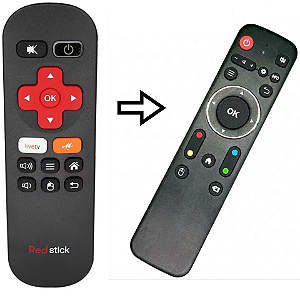 01 Controle Remoto Clonado Para Red Stick