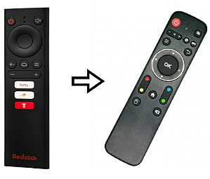 01 Controle Remoto Clonado Para Red Stick 2