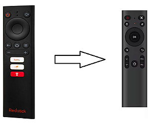 01 Controle Remoto Clonado Para Red Stick 2