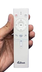 Controle Remoto 100% Original Para Tv Box Duosat Pulse (Via Bluetooth)