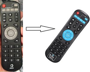 01 Controle Remoto para Receptor PlayTV / PlayTV Mini