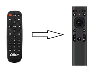 01 Controle Remoto Clonado Para Tv Box ONE TV