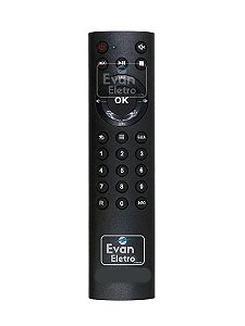 Controle Remoto Compativel  Com onversor digital Aquário DTV-9000
