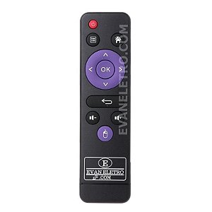 Controle Remoto Para Receptor Android TV PLAYER M8S PLUS L