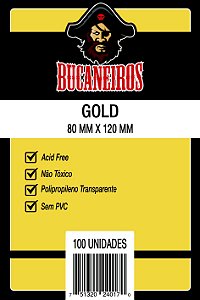 SLEEVE GOLD (80x120) - BUCANEIROS