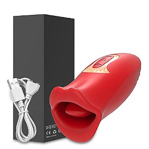 Vibrador Oral Sexy Master Boca, com Estimulação clitóris e Mamilos