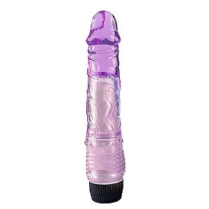 Pênis  Realístico em Jelly Com Vibro 20 X 4cm Vibe Toys