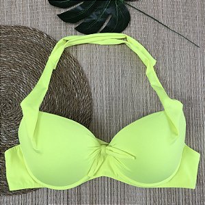 Bojo Lia Neon com Aro Amarração no Pescoço Detalhe Decote