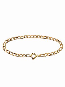 Pulseira grunet de ouro 18k