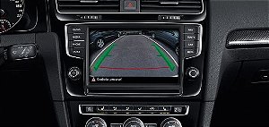 Kit Câmera de Ré linha VW / Novo Polo / Virtus / Fox / Golf MK-7 / Jetta / Tiguan / Familia Gol / Voyage / Saveiro-G6