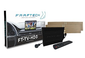 Receptor de TV Digital Full HD com Entrada USB Para Reprodução de Mídias Faaftech FT TV HD3