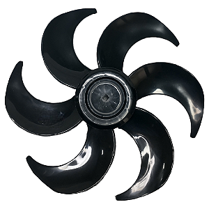 Hélice Para Ventilador Mondial 30cm 6 Pás Preta