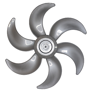 Hélice Para Ventiladores Mondial 6 Pás 50cm Prata