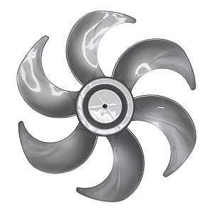 Hélice Para Ventiladores Arno 30cm 6 Pás Prata