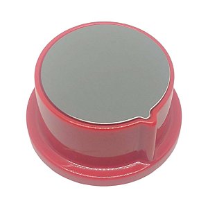Botão Temperatura e Timer Para Air Fryer Mondial AF-33 e AF-34 Vemelho/Inox