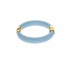 Bracelete nuvem azul - DOURADO