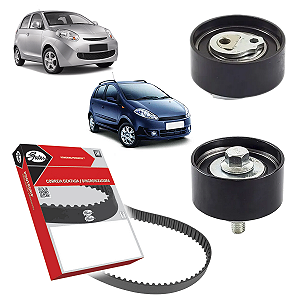 Kit Correia Dentada Com Tensor E Polia Chery Face 1.3 10/15 S18 1.3 11/15