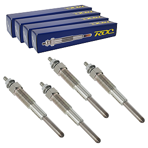 Jogo 4 Velas Aquecedora Para Topic 2.7 94/99 Besta 2.2/2.7/3.0 93/04 - Roc