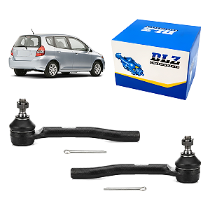 Par Terminal De Direção Lado Direito E Esquerdo Honda Fit 1.4/1.5 03/08 - DLZ