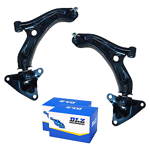 Par Bandeja Suspensão Inferior Dianteira Direita E Esquerda Honda Fit 1.4/1.5 09/13 City 1.5 09/14 - DLZ