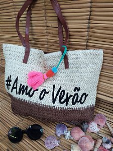 Bolsa em Palha #AMOOVERÃO