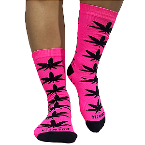 ColMeia Dry-fit - Rosa neon