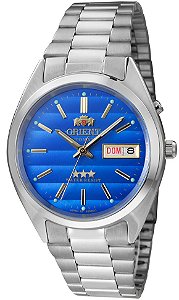 Relógio Orient Masculino Automático 469WB7AF - Prata/Azul