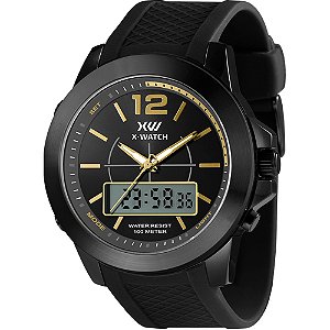 Relógio Masculino Preto X-Watch Esportivo XMNPA012