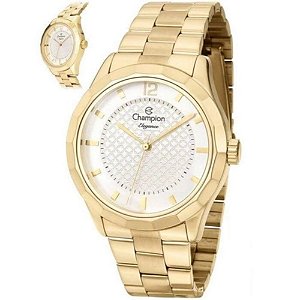 Relógio Champion Dourado Elegance CN27581M
