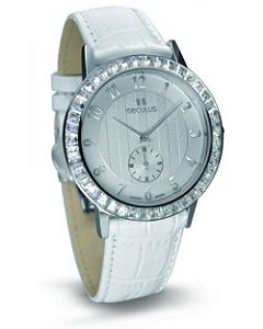 Relógio Seculus Feminino Suiço 167521069l - Branco