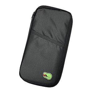 Porta Passaporte Carteira Organizador Para Viagem - Preto