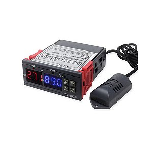 Controlador De Temperatura E Umidade Stc3028 Bivolt 110/220V