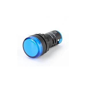 Lampada Sinaleiro Led 22mm AD16-22DS - 220V - Azul