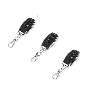 Kit 3 Controle Remoto 2 Botões On Off 433mhz Learning Code