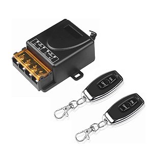 Rele com 2 Controle Remoto Motor Bomba Agua 110V/220V On/Off