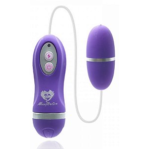 Vibrador Bullet Egg com Controle de 30 Vibrações * Roxo