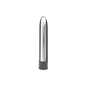 Vibrador Personal Prata Metalizado Lindíssimo 13 x 2,5 cm