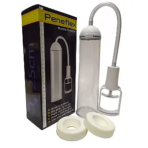 Bomba Peniana Resistente Tubo 25 x 6cm 3mm *Sucção por Gatilho*